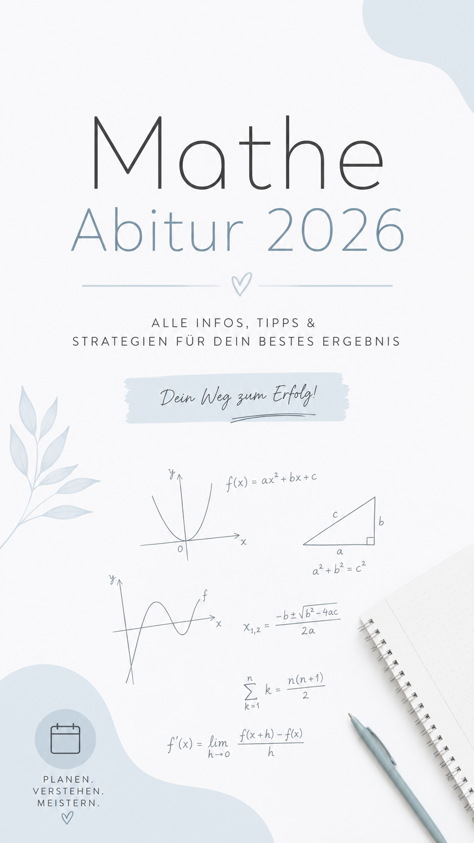 Mathe Abitur 2026 gezielt vorbereiten