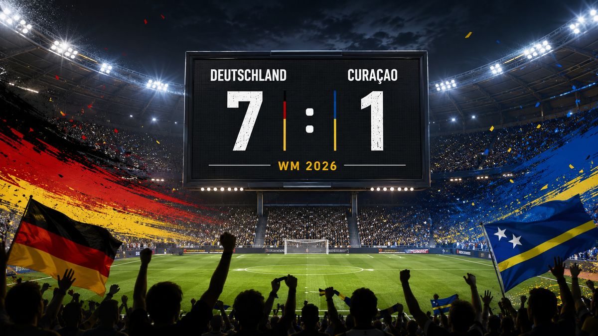 Deutschland gegen Curaçao 7:1 – Fußball-WM 2026 im Unterricht