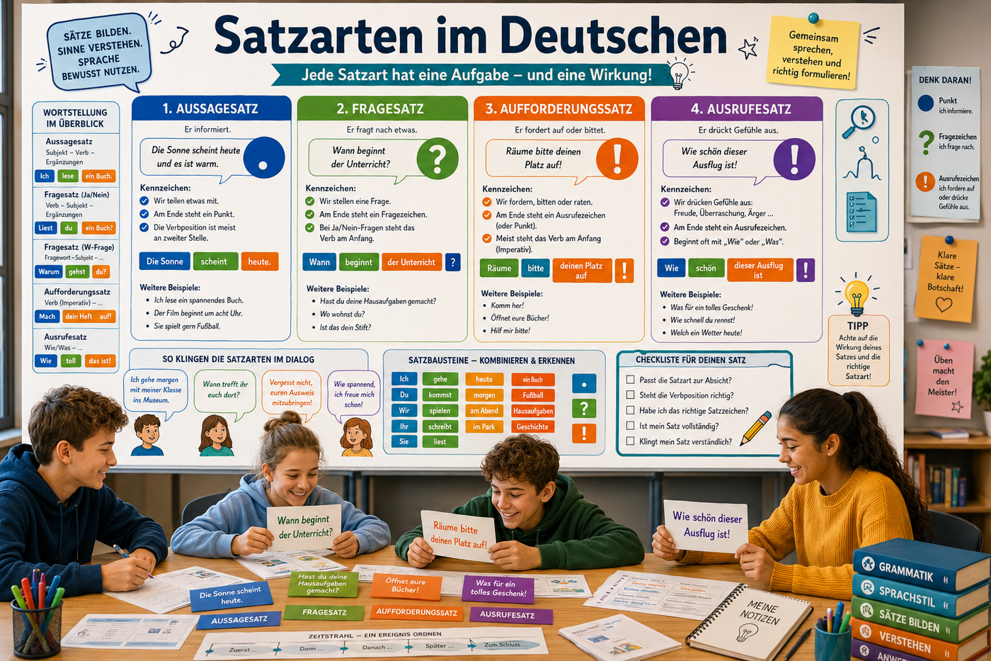 Satzarten Unterricht Sek I