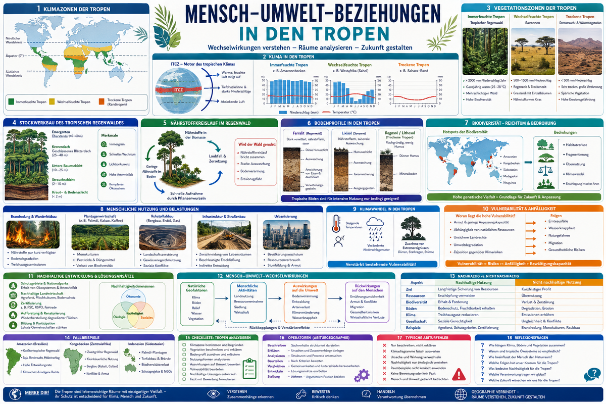 Mensch-Umwelt-Beziehungen Tropen