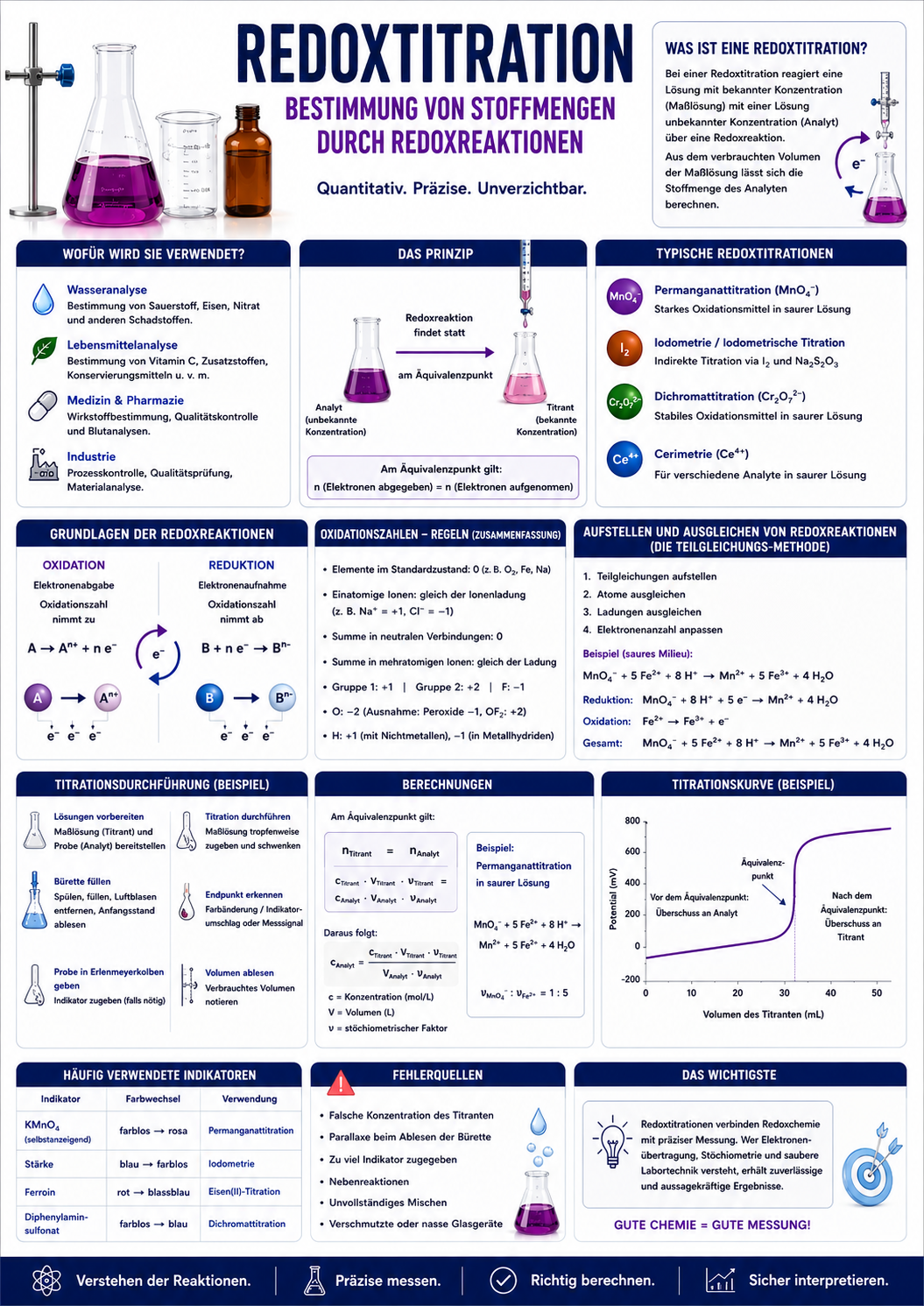 Redoxtitration – Bestimmung von Stoffmengen durch Redoxreaktionen