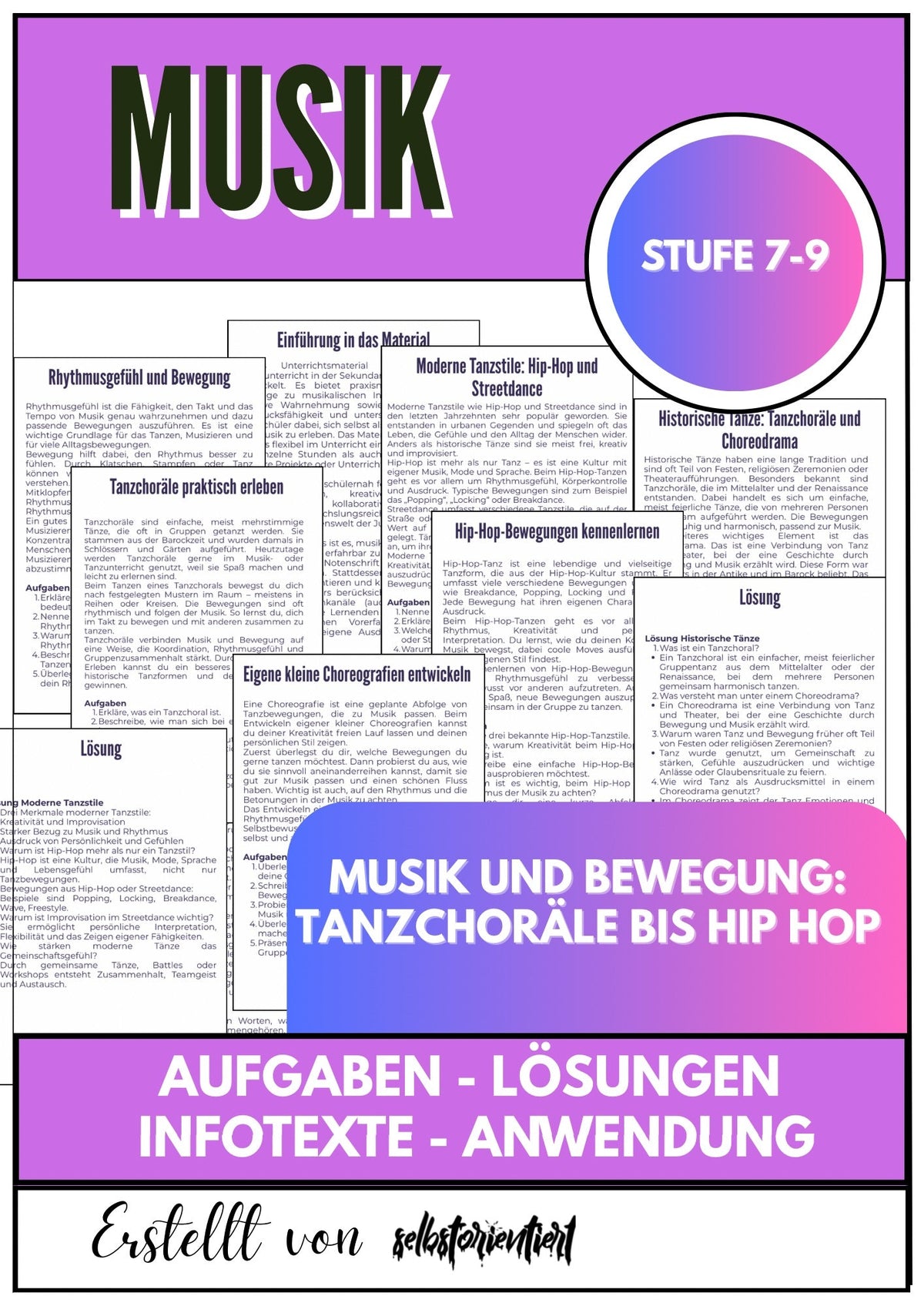 Musik und Bewegung – Kreativer Musikunterricht für Klasse 7–9