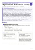 Migration and Multicultural Society | Englisch Unterrichtsmaterial Oberstufe (Sek II)