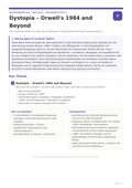 Dystopia – Orwell's 1984 and Beyond | Englisch Unterrichtsmaterial Oberstufe (Sek II)