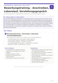 Bewerbungstraining – Anschreiben, Lebenslauf, Vorstellungsgespräch | Unterrichtsmaterial Berufsschule (WiSo & Recht)
