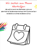 Wir basteln zum Thema Allerheiligen – Vorlage für Klasse 1–4