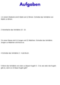 Verhältnis, Proportion und Prozent – Mathematik SEK I