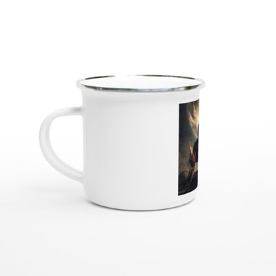 Emaille-Tasse:
