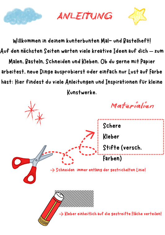 Wir malen Wunschgeschenke – Kreative Vorlage für Klasse 1 bis 4