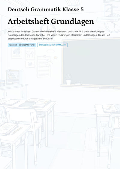 Grammatik endlich verstehen – klar, strukturiert und Schritt für Schritt aufgebaut