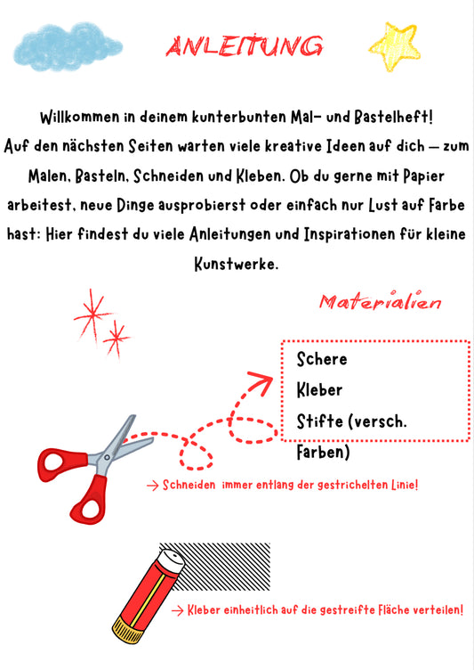 Wir malen Urlaub – Was habe ich in den Sommerferien gemacht?