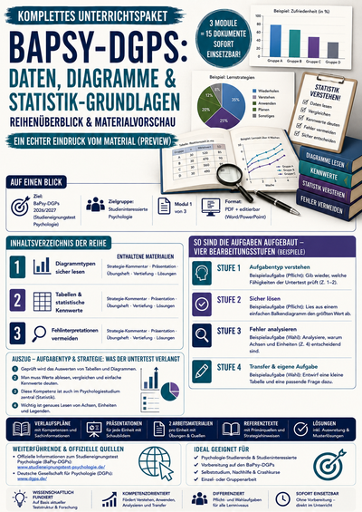 BaPsy-DGPs Vorbereitung: Daten, Diagramme & Statistik-Grundlagen