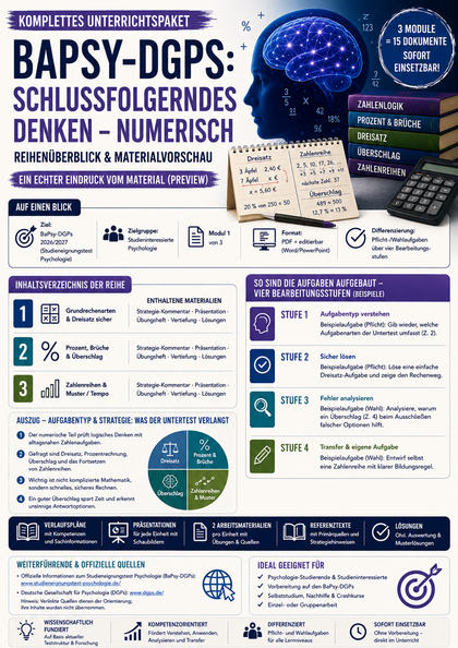 BaPsy-DGPs Vorbereitung: Schlussfolgerndes Denken – numerisch