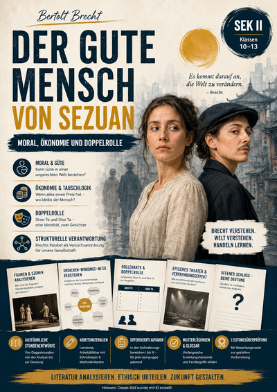 Der gute Mensch von Sezuan: Gutsein unter Druck – Unterrichtsreihe Deutsch Sek II