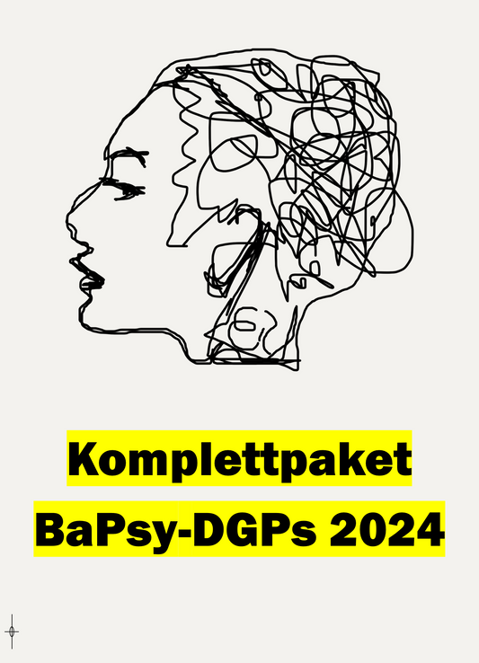 BaPsy2024 Komplettpaket: Seminarreihe, Buch, Videokurs & Prüfungssimulation