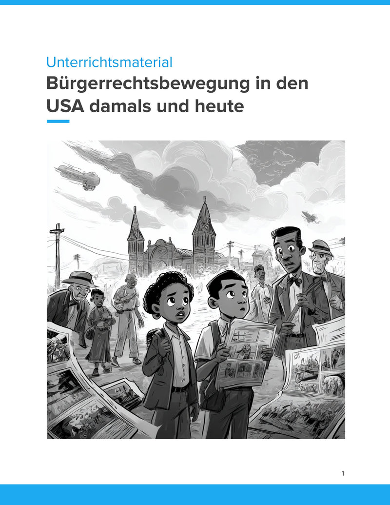Sparpaket: Bürgerrechtsbewegung in den USA – damals & heute | Sek I