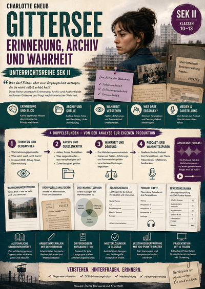 Gittersee: Erinnerung, Archiv und literarische Wahrheit – Recherche- und Podcastlabor Deutsch Sek II
