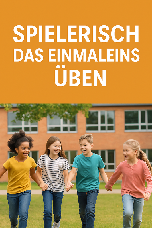 Sparpaket: Spielerisch das Einmaleins üben – Teamgeist, Bewegung & Spaß für die Grundschule