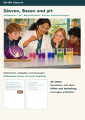Säuren, Laugen, Neutralisation – Indikatoren, pH-Skala und sichere Entscheidungen im Chemieunterricht – Titelbild
