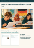 Abschlussprüfung Klasse 10 Deutsch – Trainingspaket mit vier Übungsprüfungen und acht Lernwochen | Deutsch Klasse 10