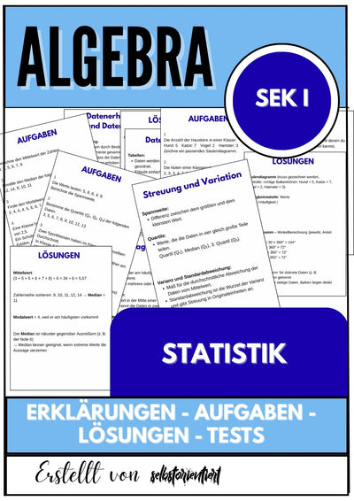 Statistik – Algebra SEK I