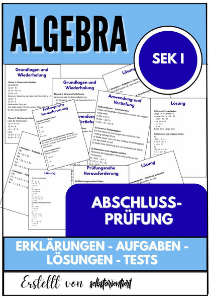 Abschlussprüfung – Algebra SEK I