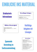 Halbjahresprüfung und Lernhilfe – Algebra SEK I