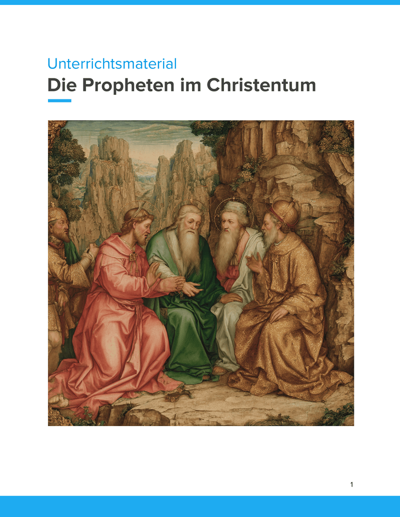 Die Propheten im Christentum – Unterrichtsmaterial für SEK I