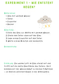 Wetter-Experimente – Unterrichtsmaterial mit Anleitungen für Klasse 1-4