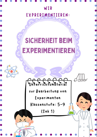 Sicher experimentieren – Unterrichtsmaterial mit Regeln und Aufgaben Klasse 1-4