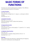 Algebra – WORKBOOK on Higher-Level Functions and Transformations | GRADE 9–12