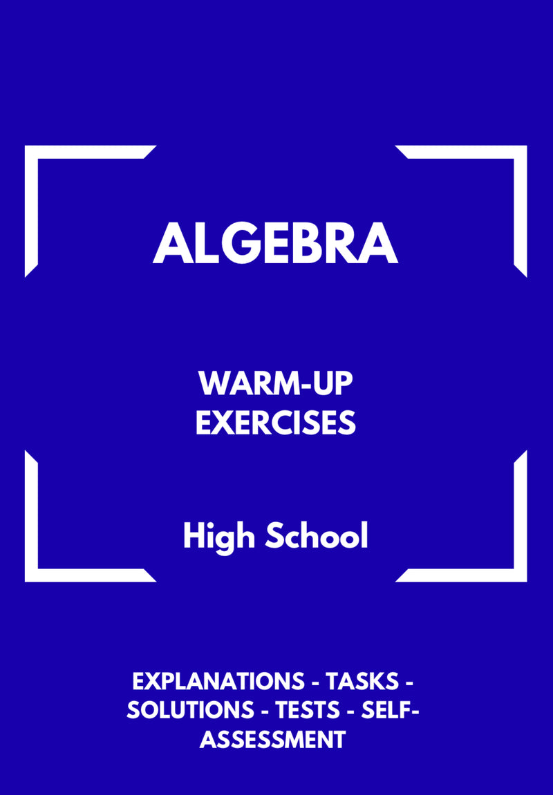 Algebra – WARM-UP EXERCISES for Daily Practice | GRADE 5–9