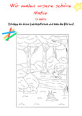Naturbilder malen – Malvorlage & Anleitung für kreatives Arbeiten Klasse 1-4