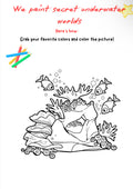 Secret Underwater World – Art & Writing Project for Grades K–4