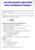 Algebra – WORKBOOK on Quadratic Equations and Complex Solutions | GRADE 8–11