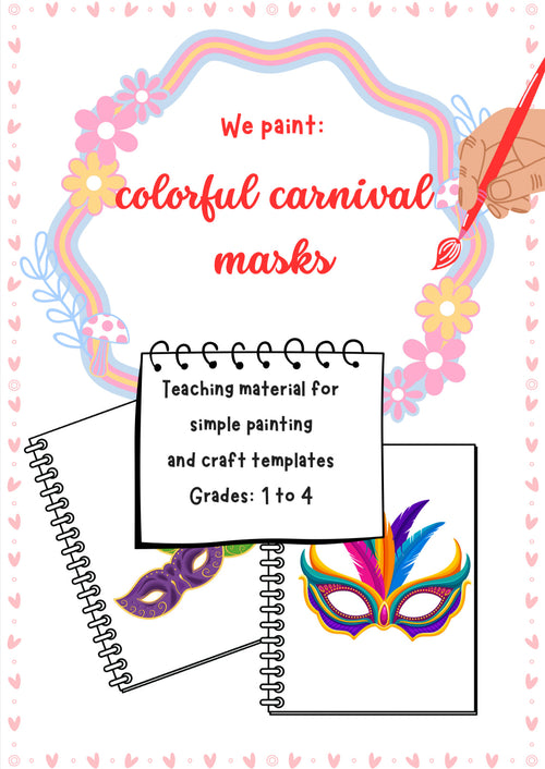 Carnival Mask Craft – Printable Worksheet for Grades K–4