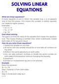 Algebra – WORKBOOK on Equations and Inequalities | GRADE 5–9