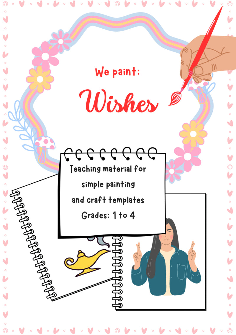 We Paint Wishes – Printable SEL Art Worksheet for Grades K–4