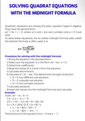 Algebra – Quadratic Equations and Complex Solutions | Advanced Problem Solving Workbook | GRADE 8–11