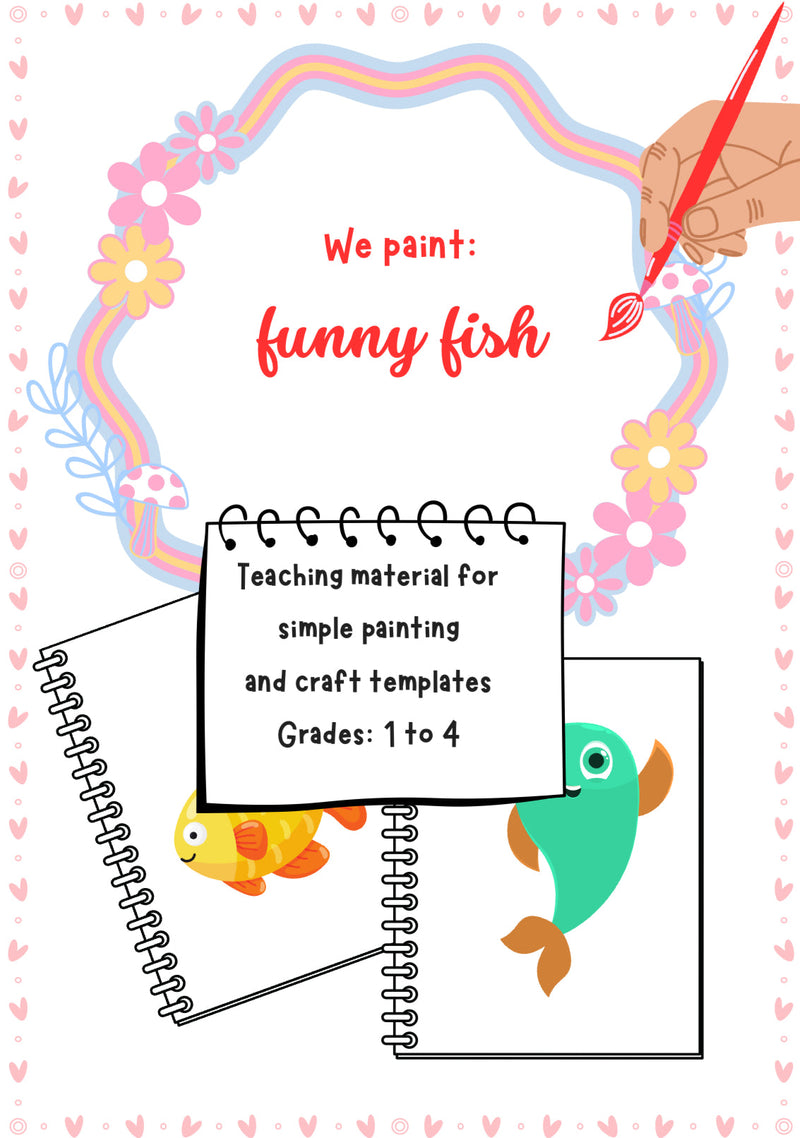 Funny Fish Art – Printable SEL Worksheet for Grades K–4