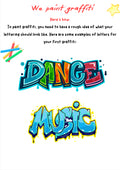 We Paint Graffiti – Urban Art Worksheet for Grades K–4