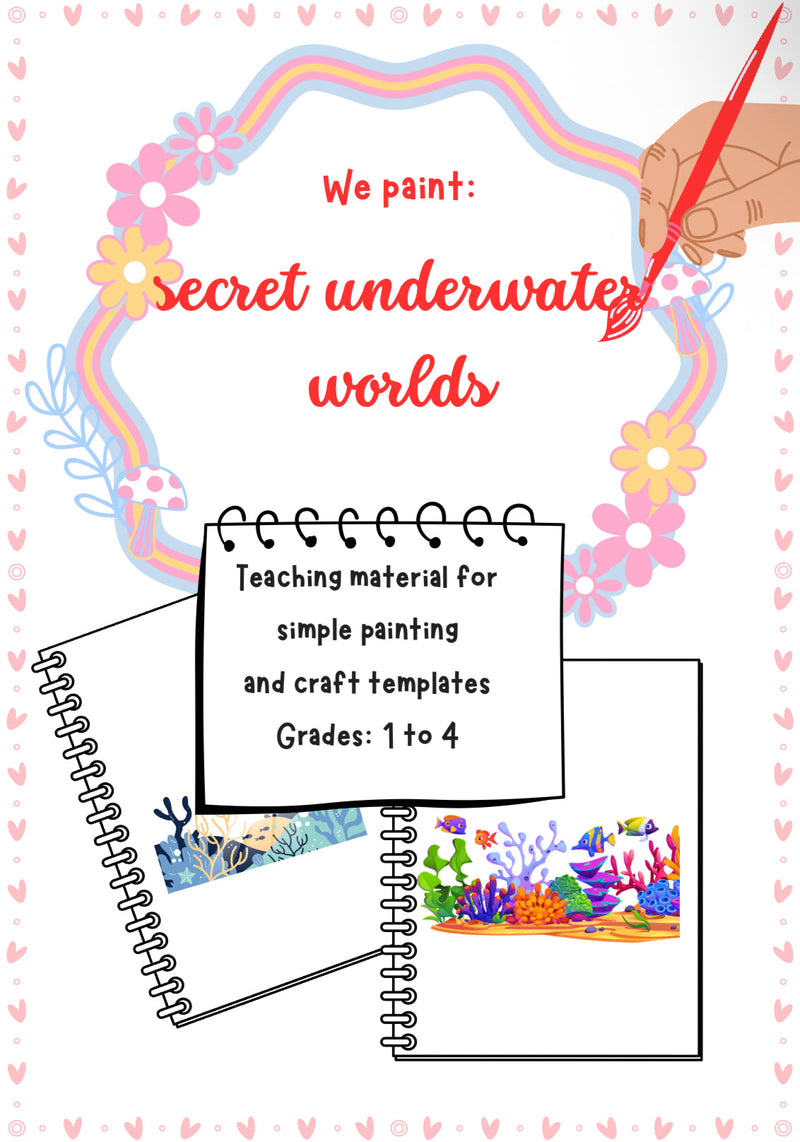 Secret Underwater World – Printable SEL Art & Writing Worksheet (Grades K–4)