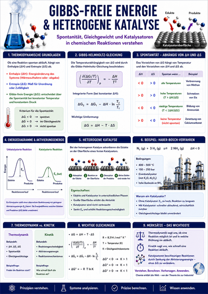 Gibbs-Helmholtz-Gleichung & heterogene Katalyse