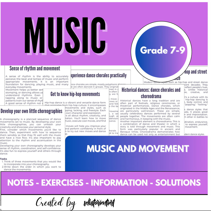 Music and Movement – Creative Music Lessons for Grades 7–9