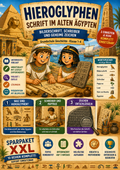 Altes Ägypten in der Grundschule – Pyramiden, Hieroglyphen & Mumien – Hieroglyphen, Schrift im alten Ägypten