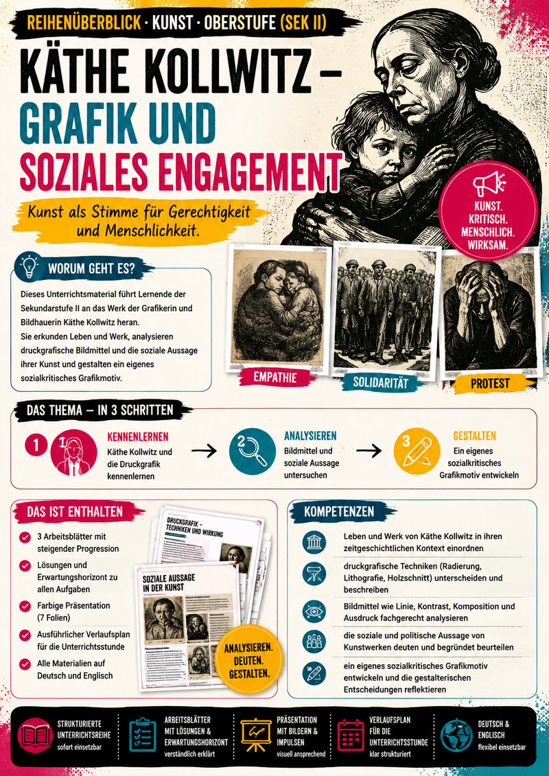 Käthe Kollwitz – Grafik und soziales Engagement