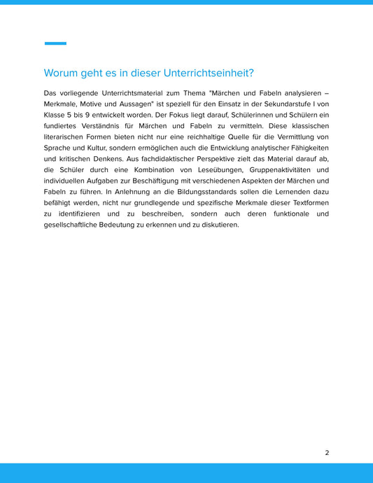 Märchen und Fabeln analysieren – Merkmale, Motive und Aussagen