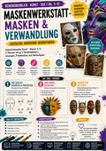 Plastisches Gestalten – Form, Masken & Architektur – Masken und Verwandlung: Ausdruck und Kulturen, Kunst Sek I