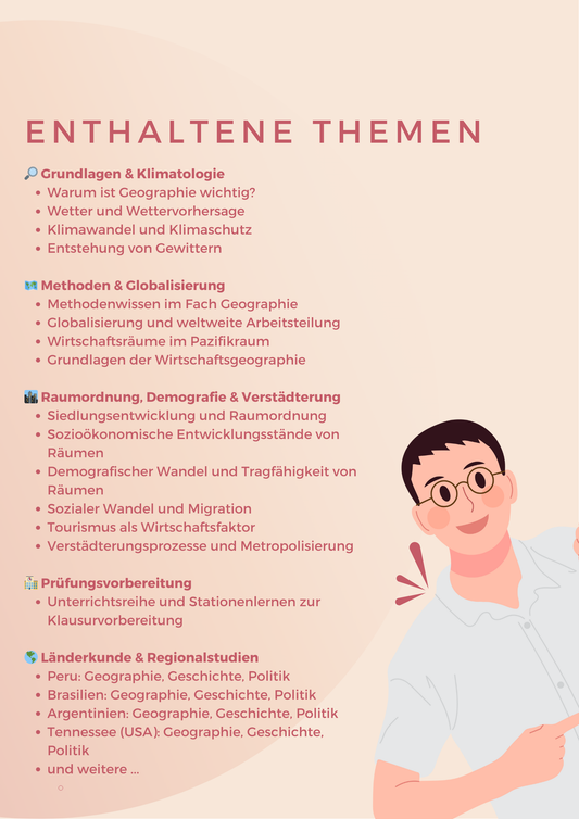 Erdkunde, Geographie & Wirtschaftsgeographie XXL-Sparpaket – 20+ Materialien für SEK I & SEK II