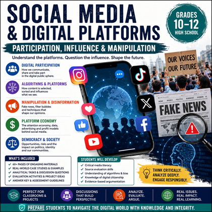 Social Media & Digital Platforms – Participation, Influence, and Manipulation